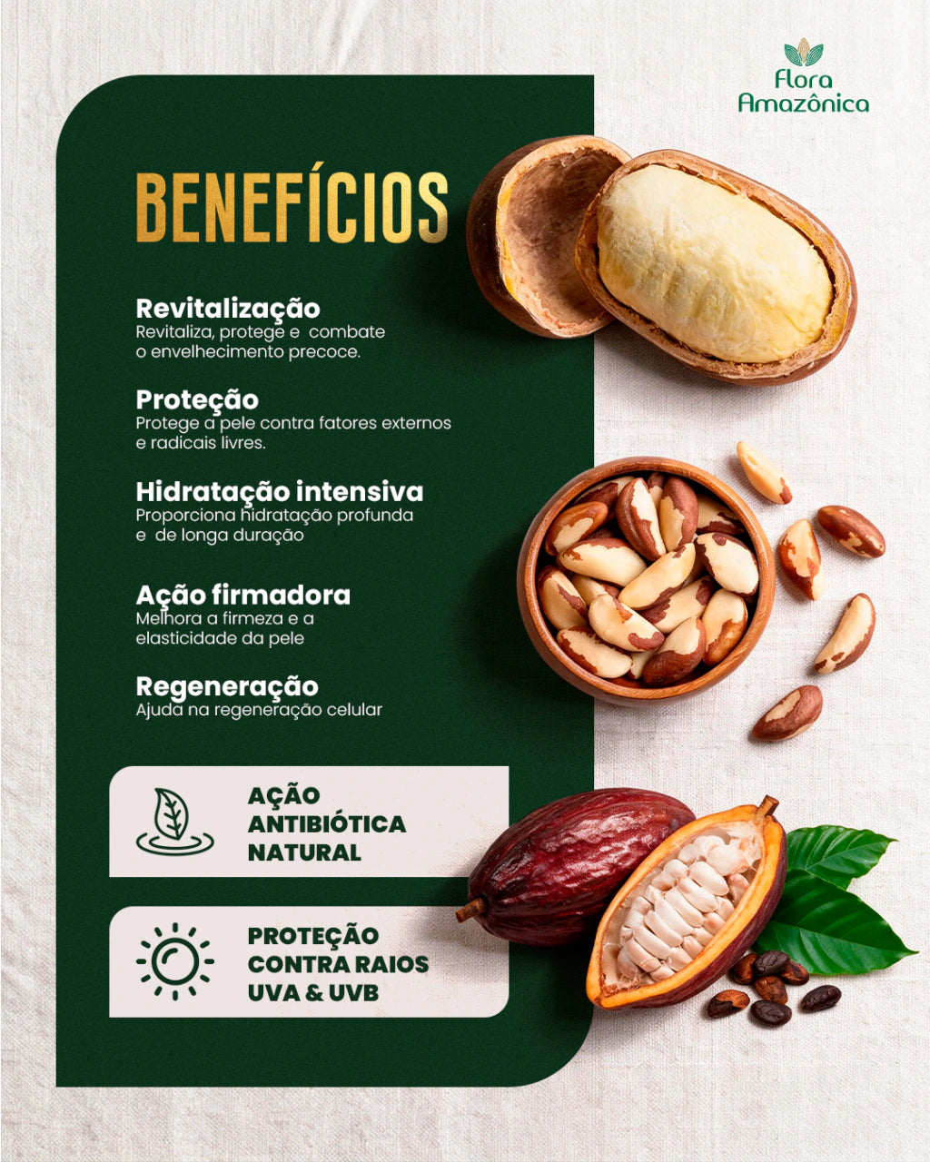Creme Hidratante para Mãos Castanha da Amazônia – Natural e Vegano 60ml