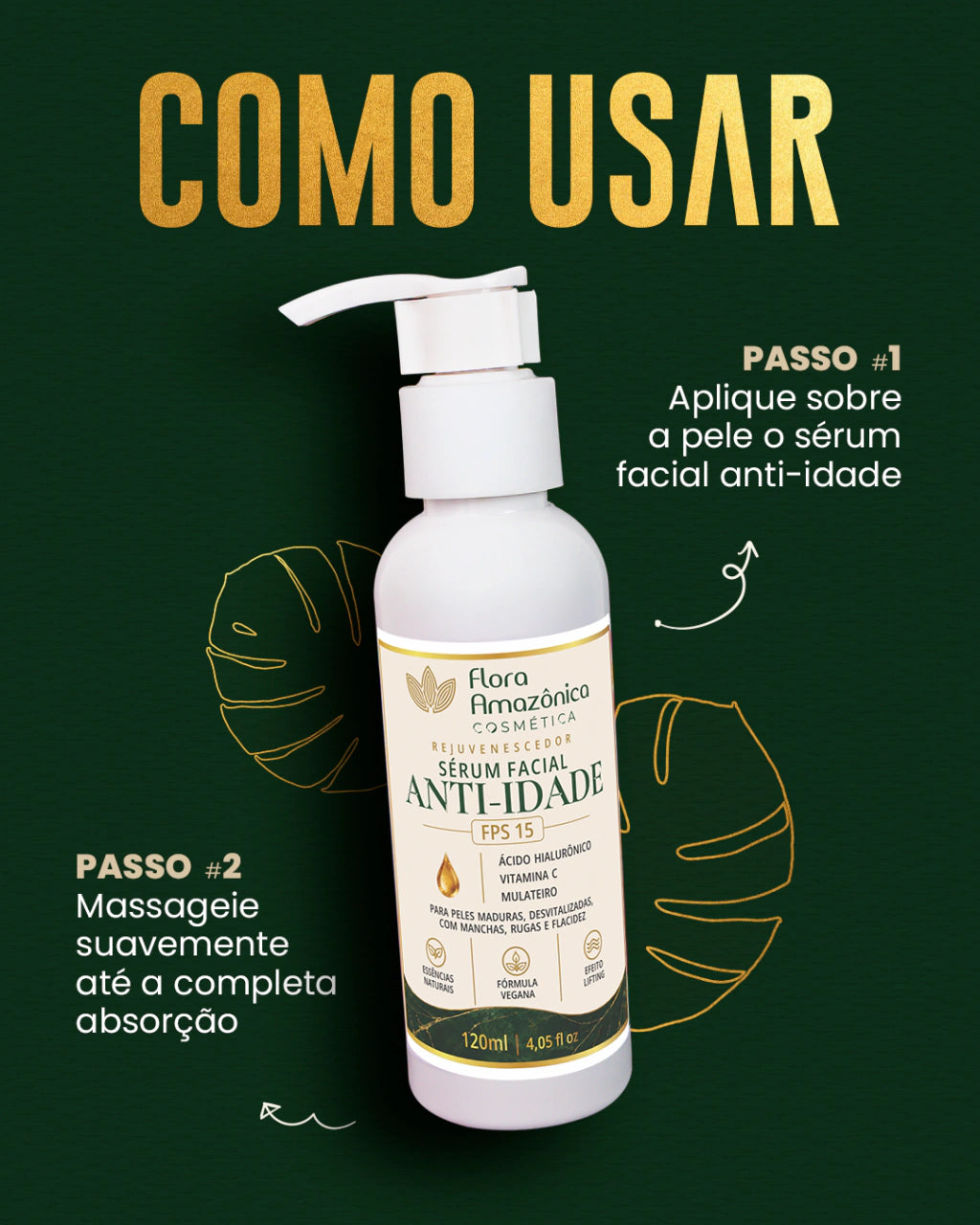 Rejuvenescedor Sérum Anti-idade (120 ml)
