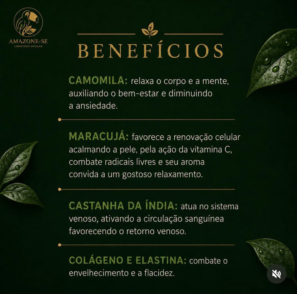 Creme Relaxante Corporal Maracujá