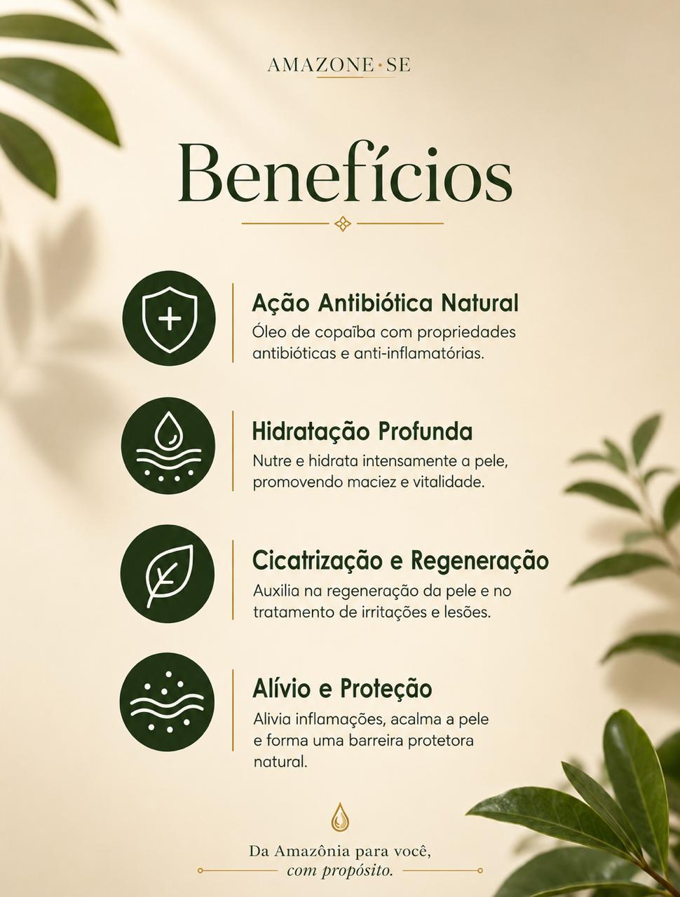 Óleo de Copaíba Puro 50ml | Amazone-se