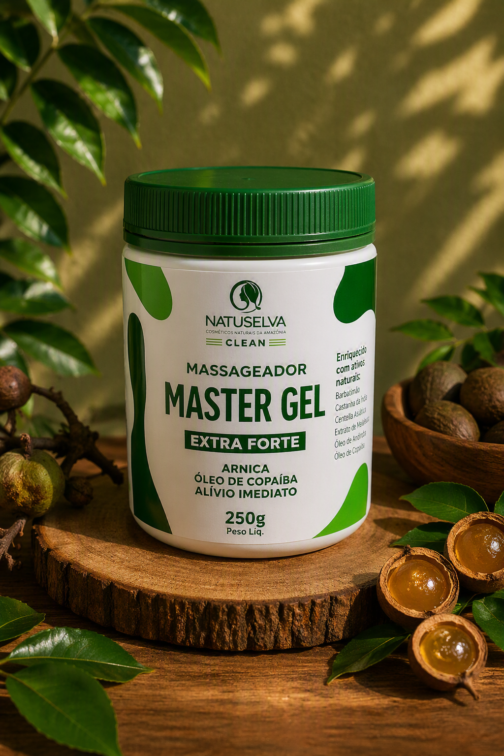Master Gel Extra Forte Amazone-se – Alívio Rápido de Dores Musculares e Articulares com Ativos Naturais 250g
