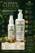Kit Antiacne Natural – Copaíba, Calêndula e Aloe Vera