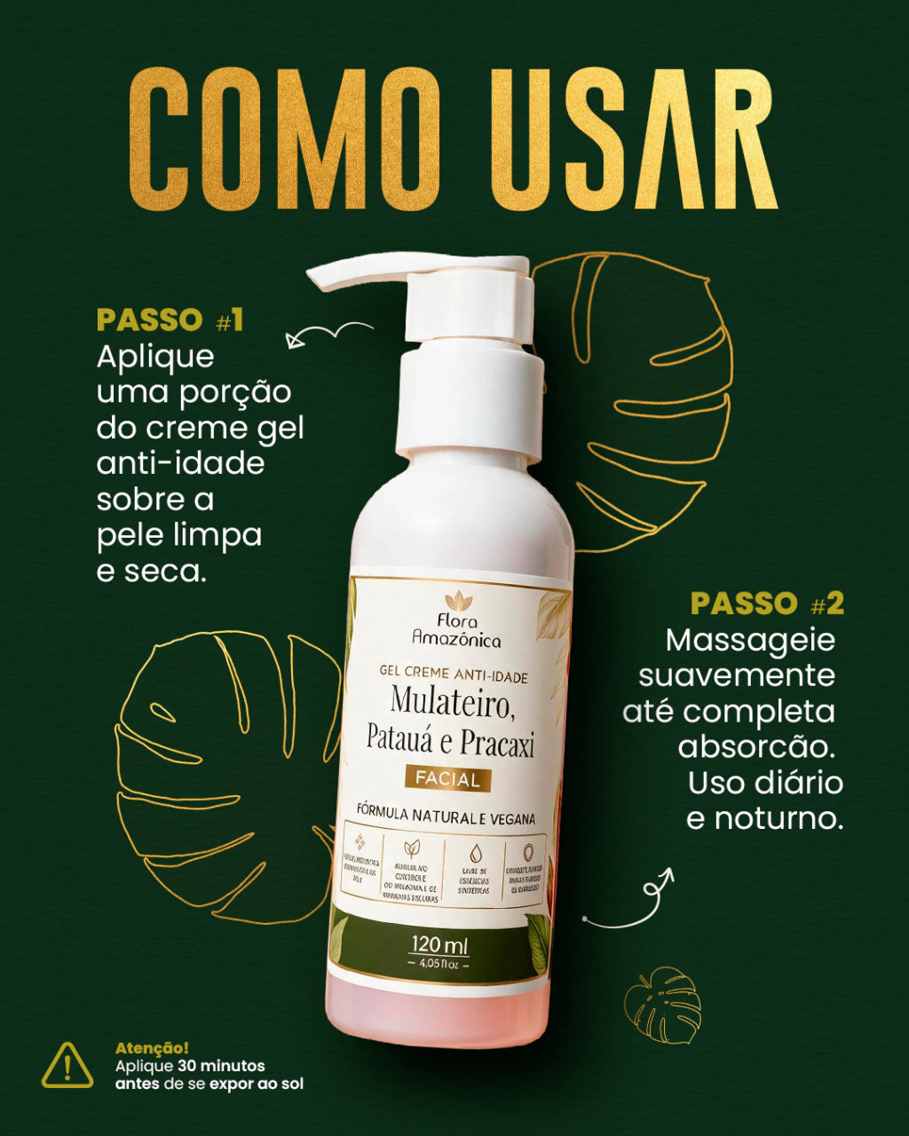 Gel Creme Mulateiro, Patauá e Pracaxi 120 ml